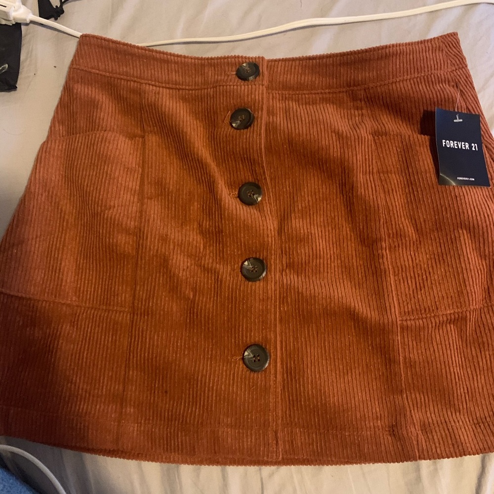 Corduroy skirt